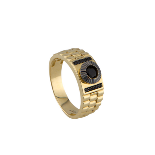 Black Zirconia Men Ring