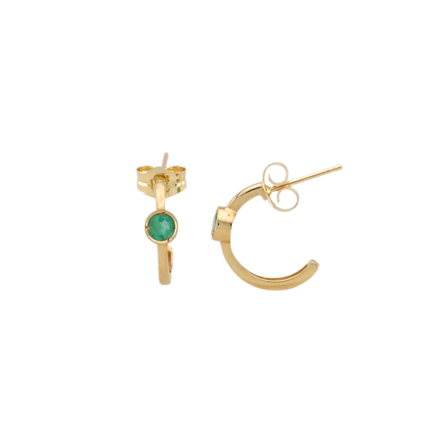 Emerald Stud Earrings
