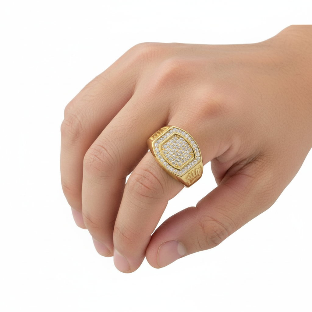 Zirconia Crown Men Ring