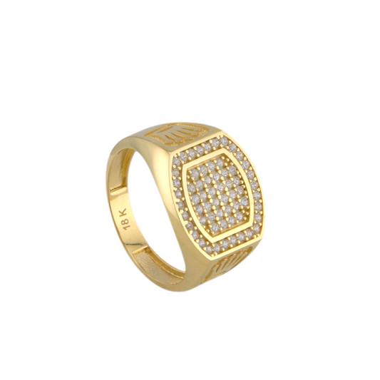 Zirconia Crown Men Ring