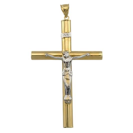 Bicolor Cross Pendant