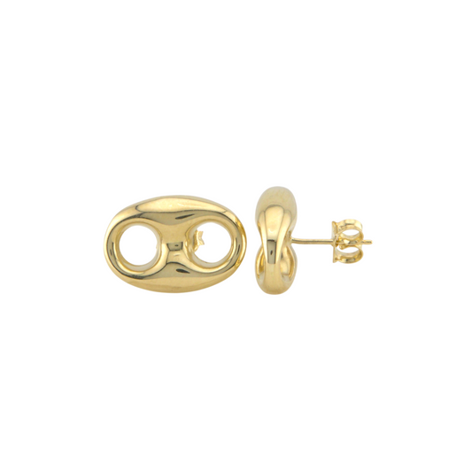 Mariner Puff Stud Earrings