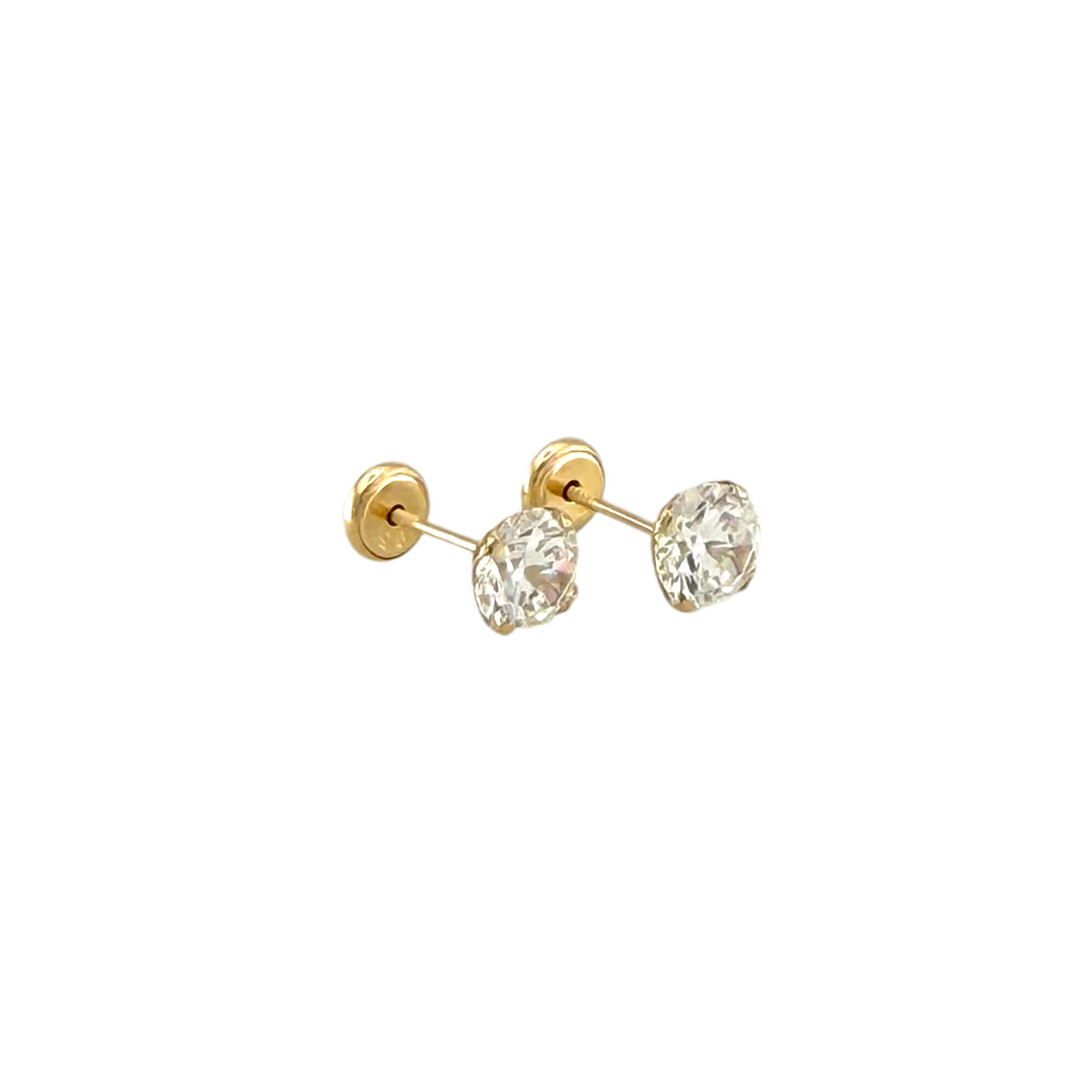 Zirconia Stud Earrings