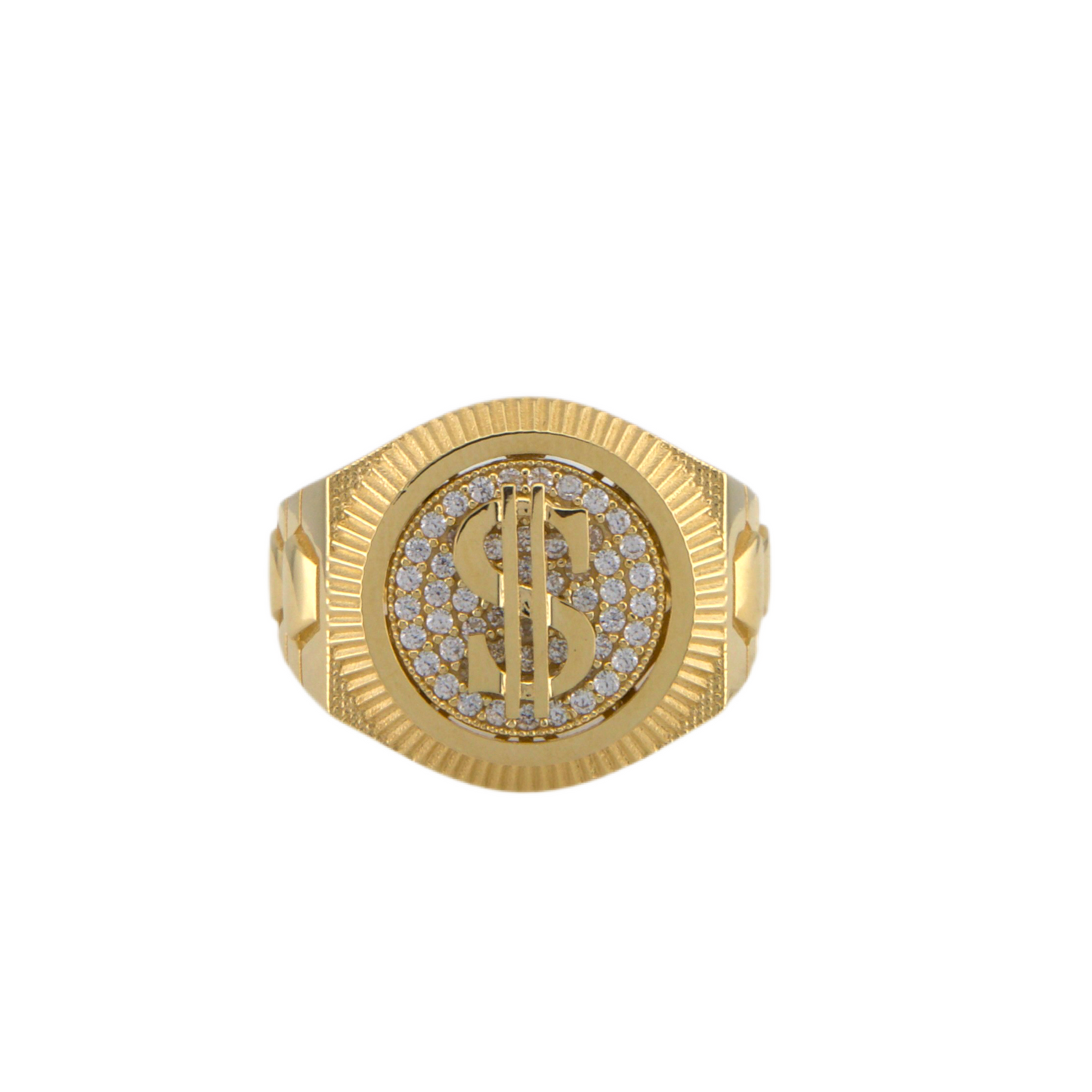 Zirconia Dollar Men Ring