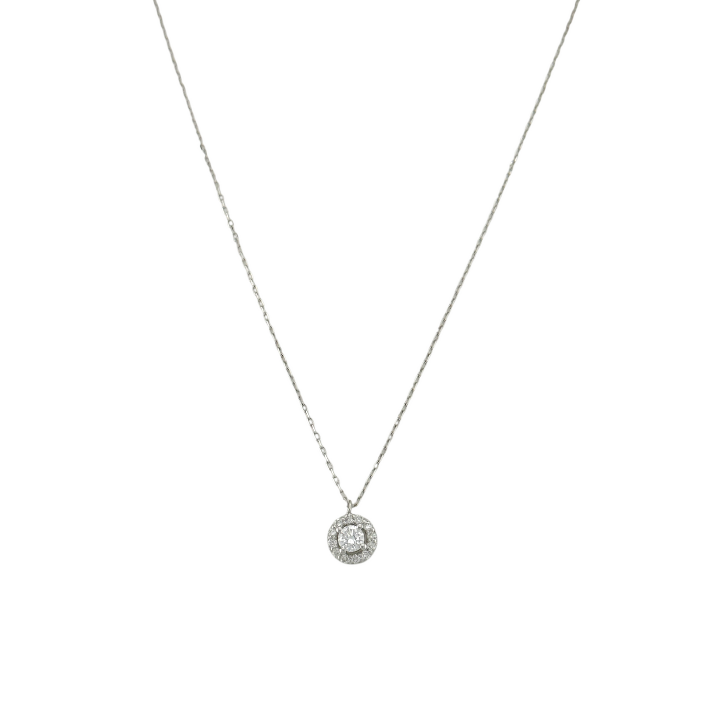Round Diamond Necklace