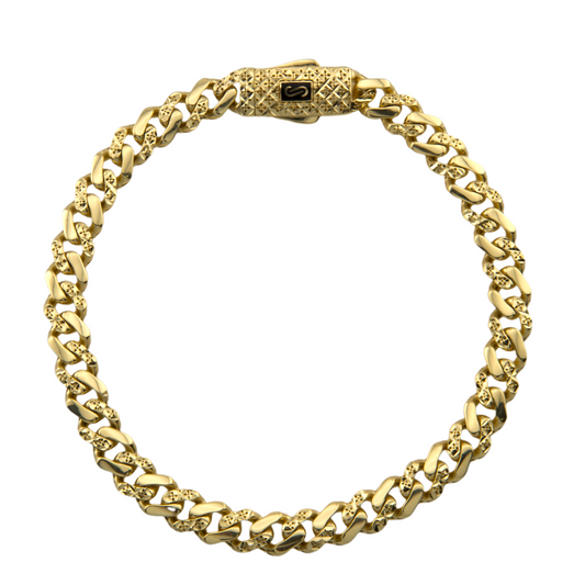 Diamond Cut Monaco Bracelet