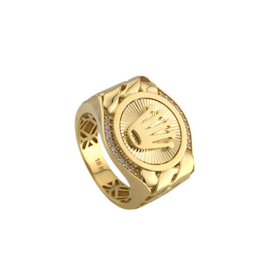 Zirconia Crown Men Ring