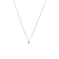 White Diamond Pendant Necklace