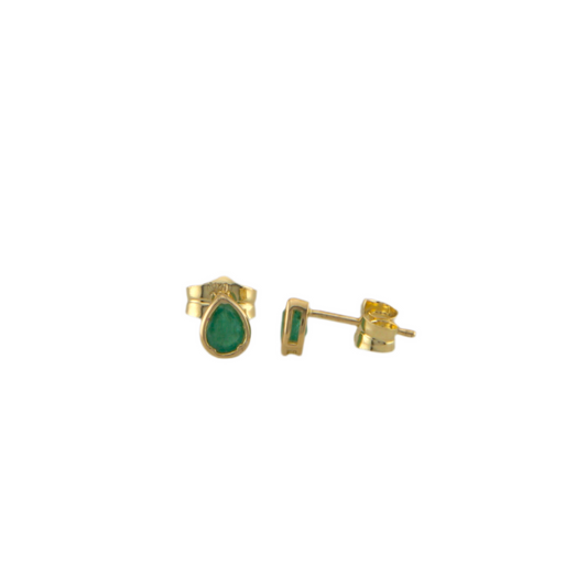 Emerald Stud Earrings