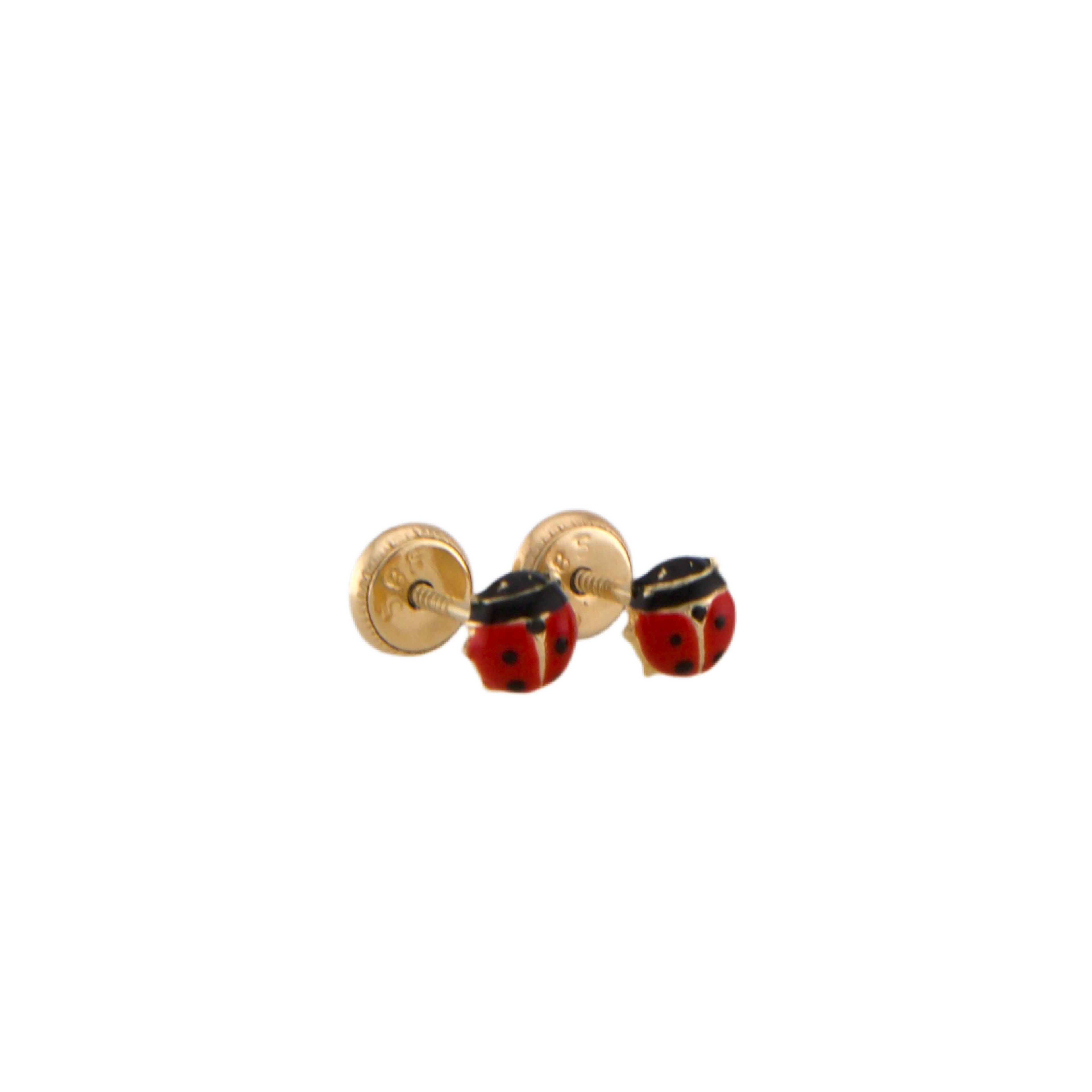 Small Ladybug Stud Earrings