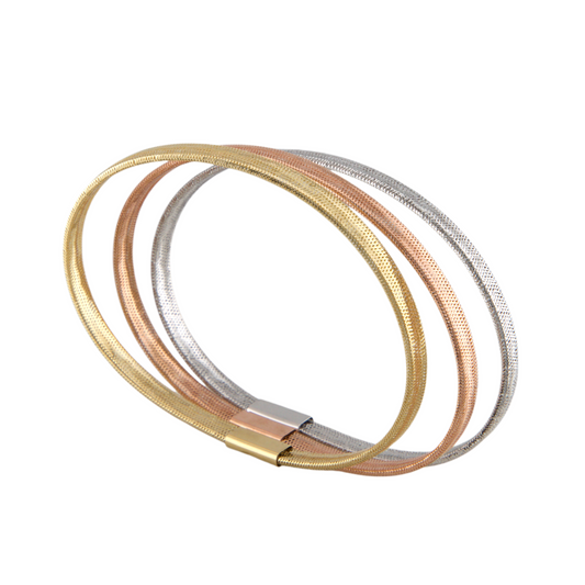 Three Colors Flex Flat Bracelet (Set)