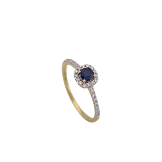 Diamond Sapphire Ring