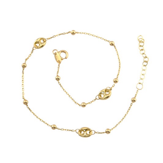 Mariner Puff Balls Anklet