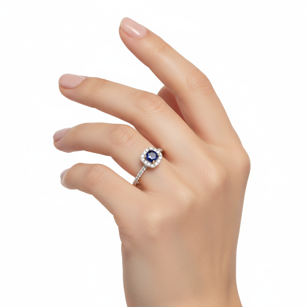 Diamond Sapphire Ring