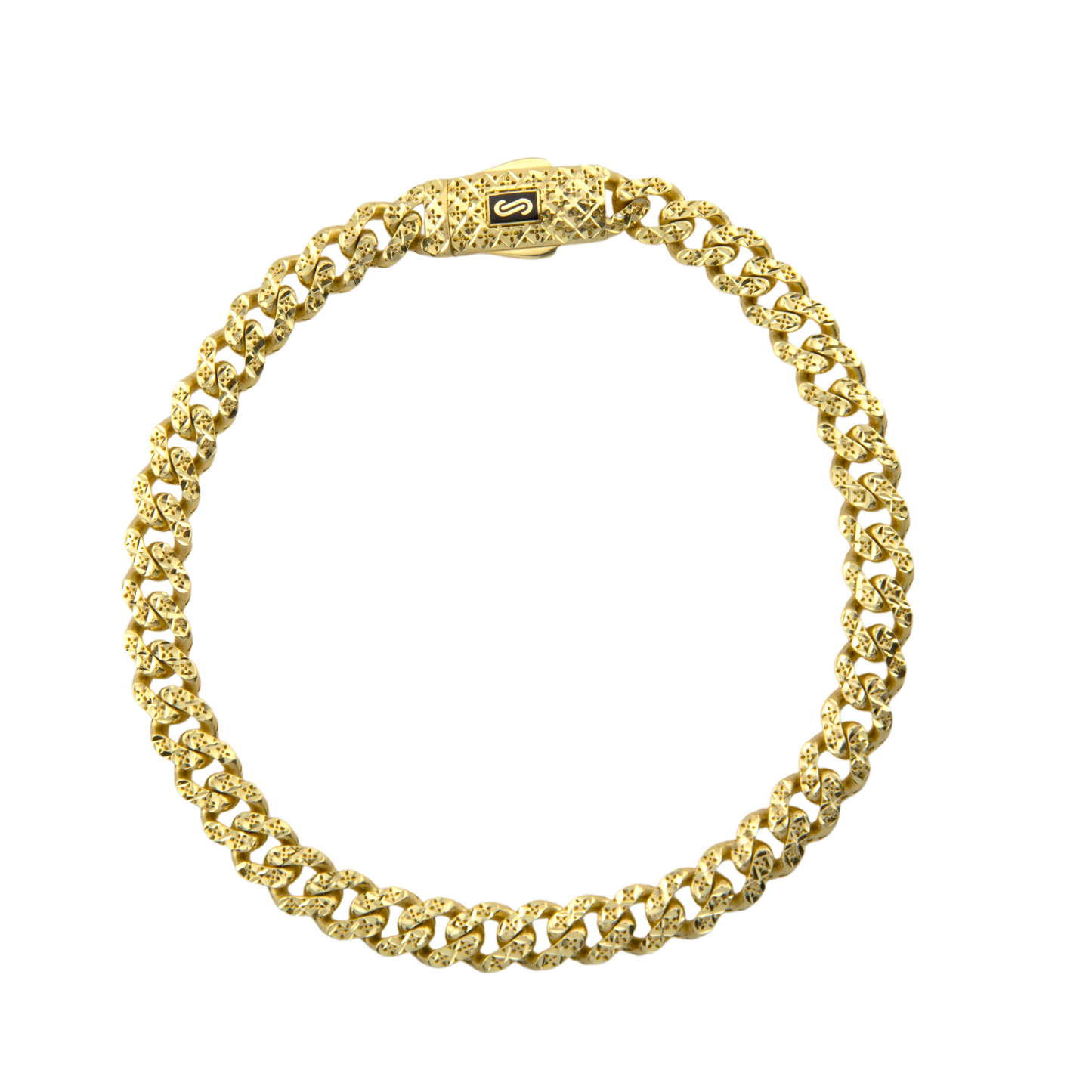 Diamond Cut Monaco Bracelet