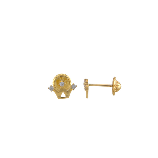 Crown Stud Earrings