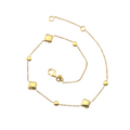 White Trevol Anklet
