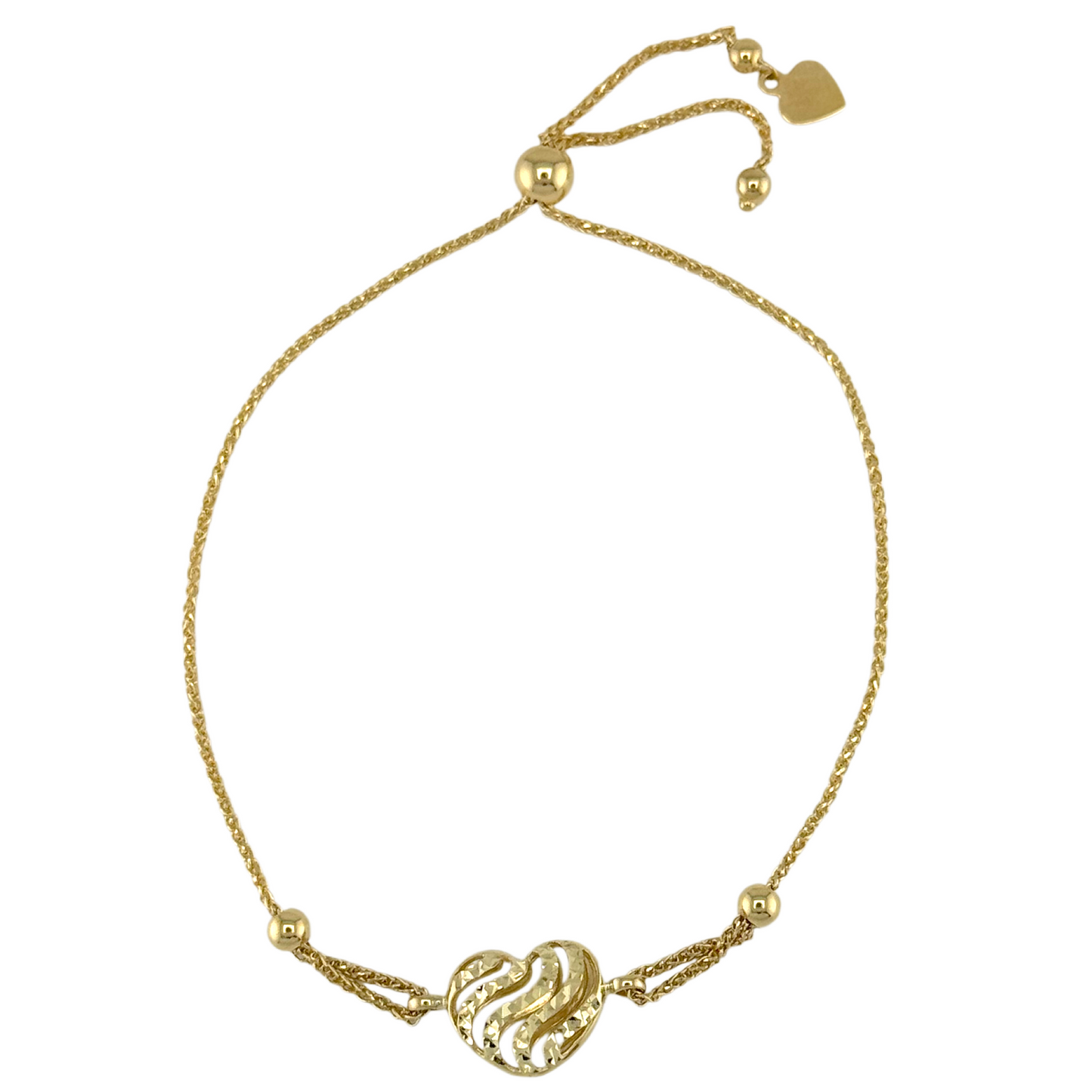 Adjustable Heart Bracelet