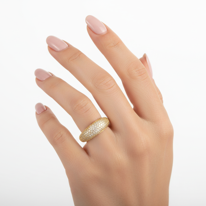 Fancy Zirconia Ring