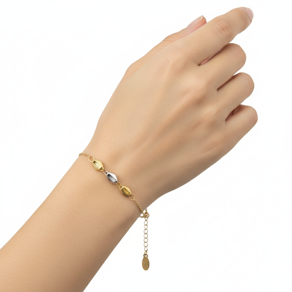 Bicolor Women Bracelet