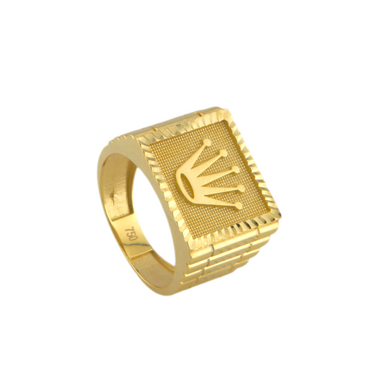 Square Crown Men Ring
