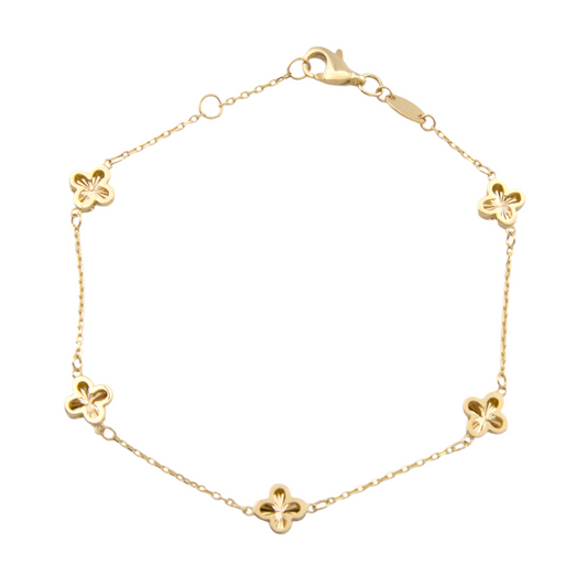 Gold Trevol Bracelet