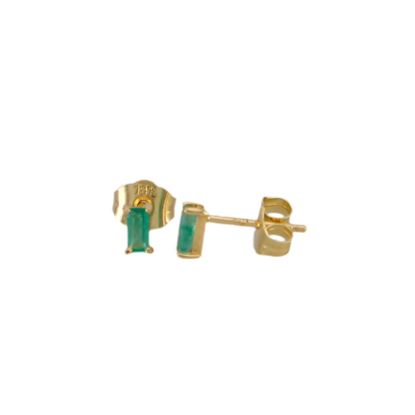 Emerald Stud Earrings