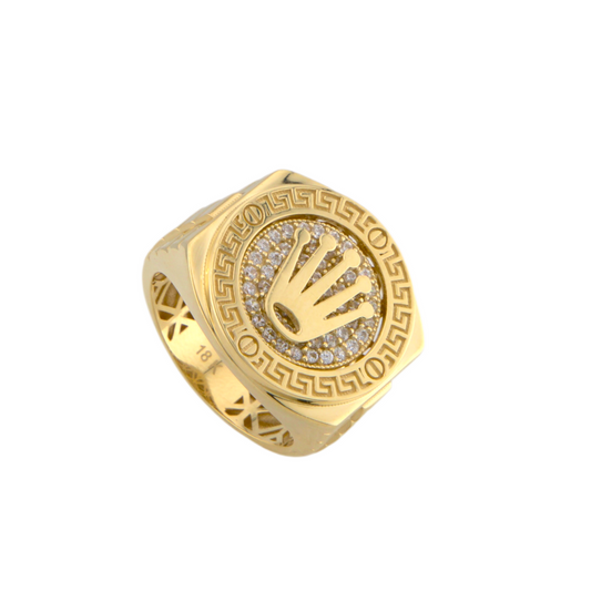 Zirconia Crown Men Ring