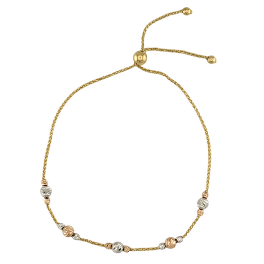 Three Colors Fancy Balls Bracelet