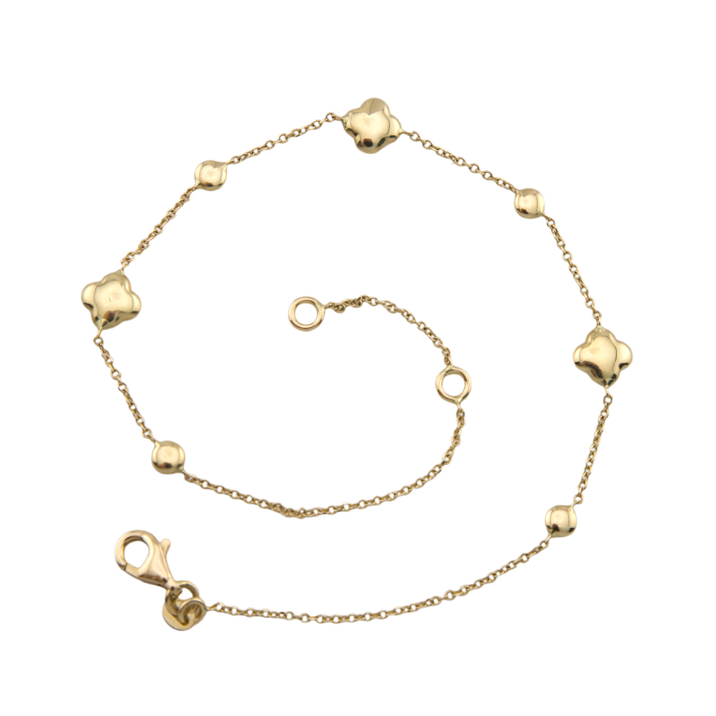 Trevol & Balls Anklet
