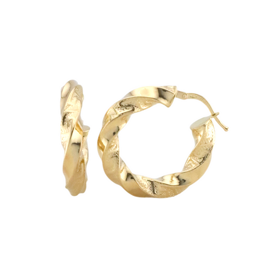 Twisted Hoops Earrings