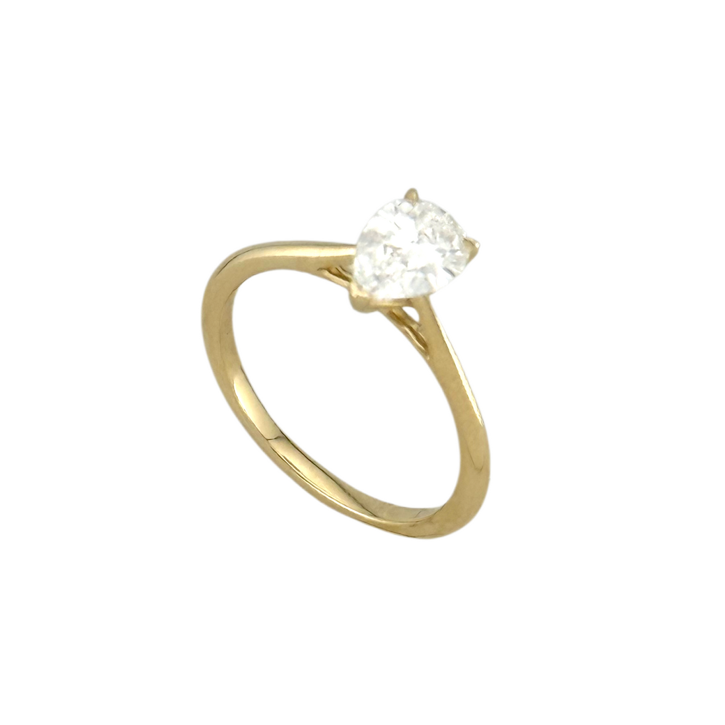 Pear Diamond Ring