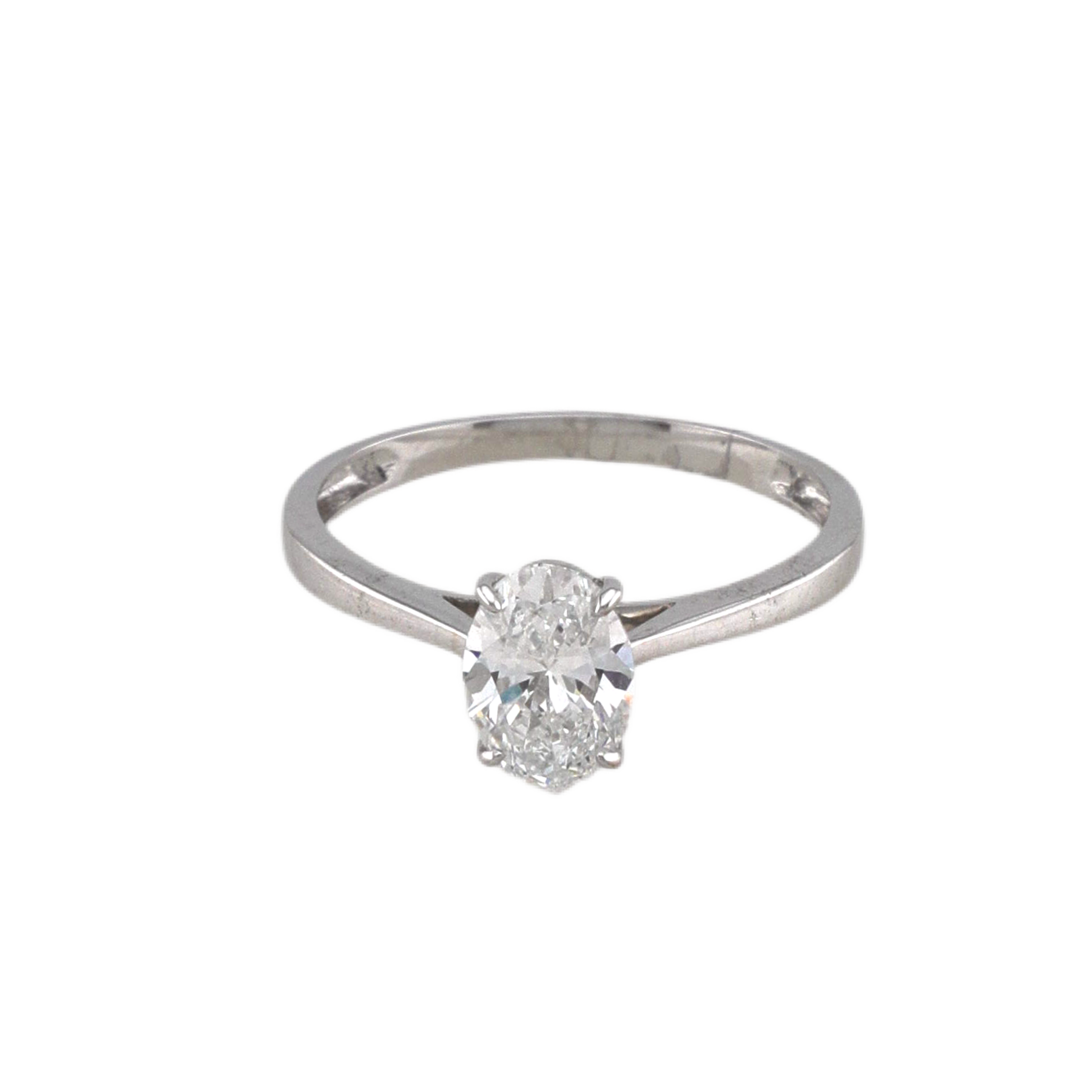 Oval Cut Diamond Ring