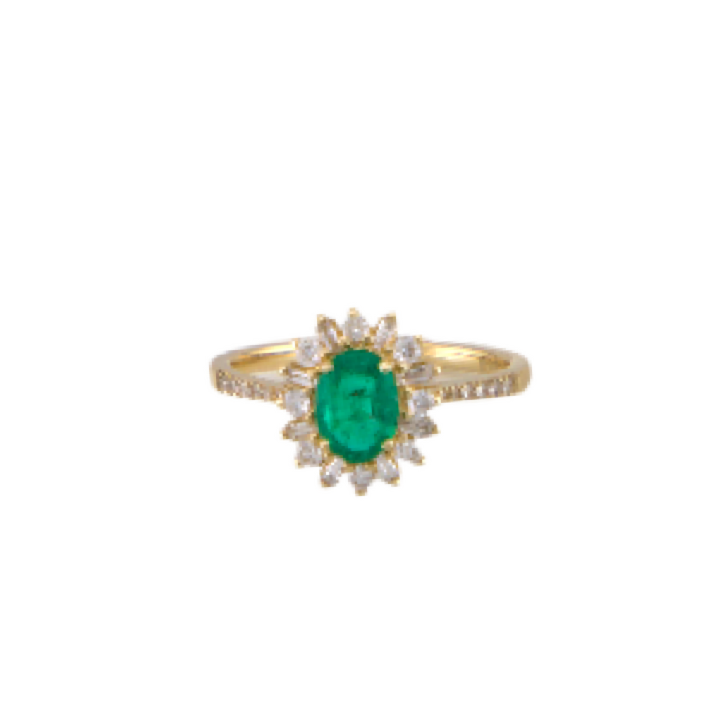 Diamond Emerald Ring