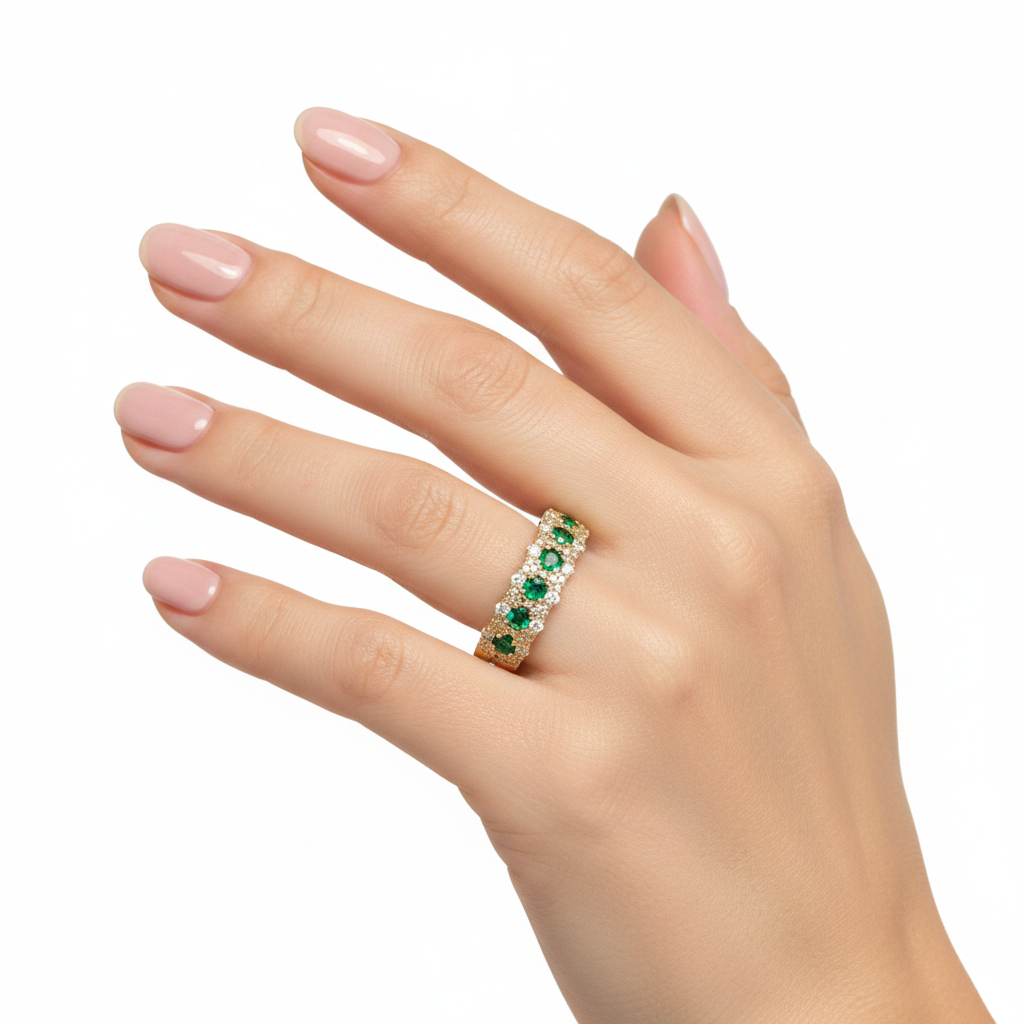Green Zirconia Ring