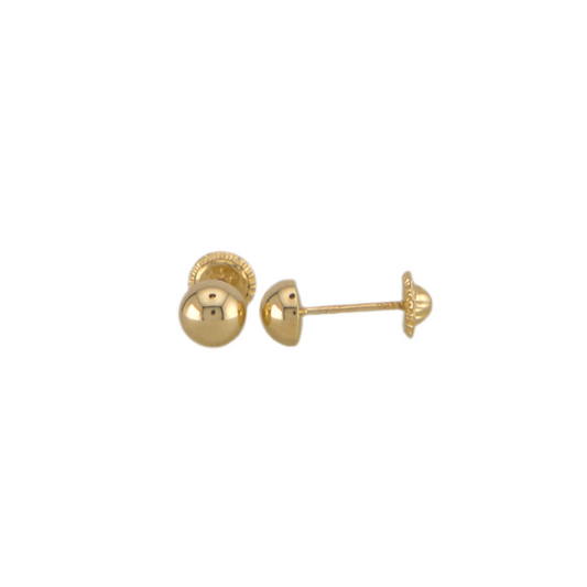 Half Balls Stud Earrings