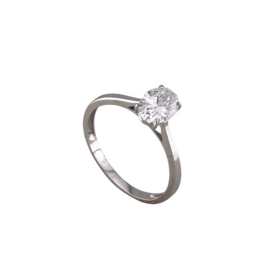 Oval Cut Diamond Ring