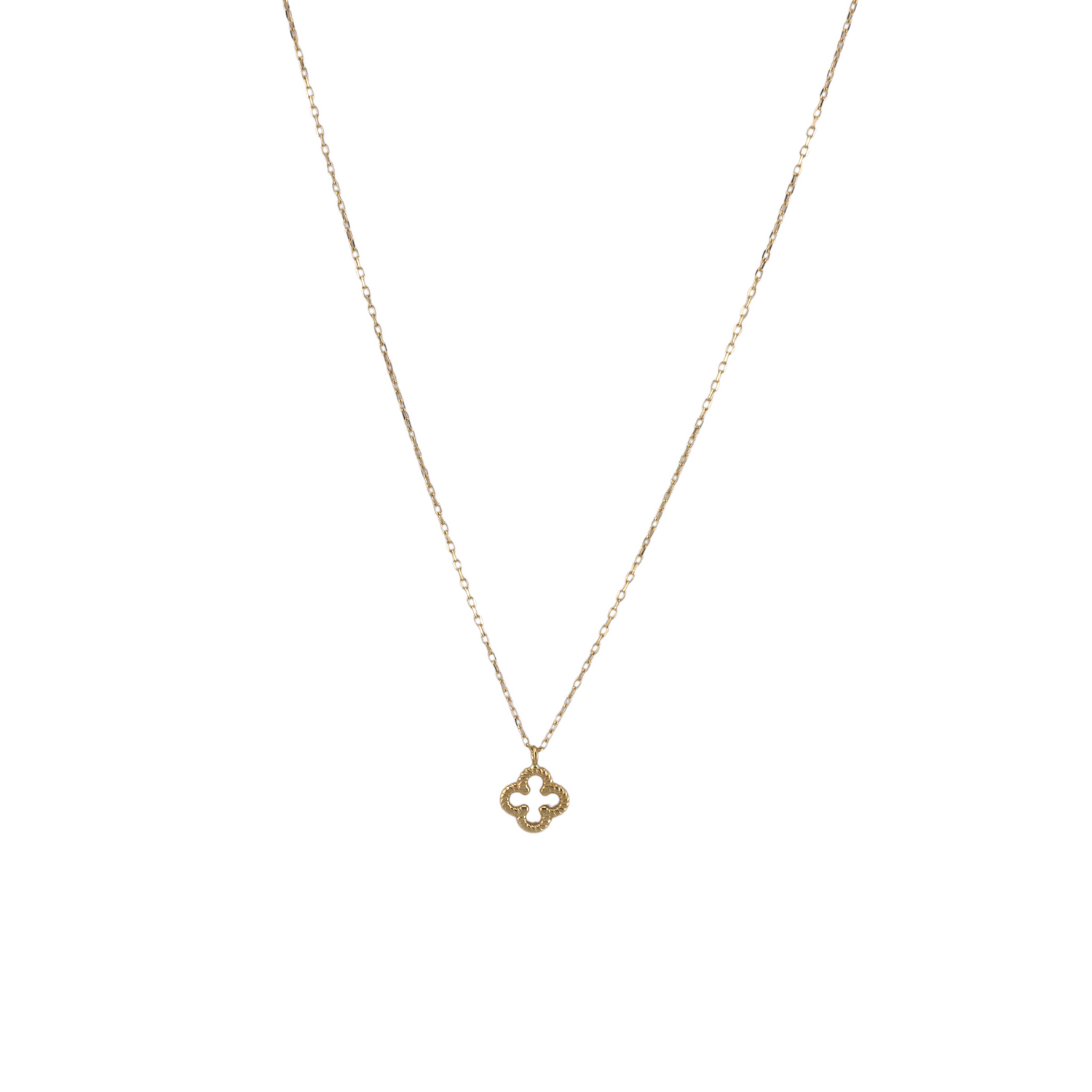 Gold Trevol Necklace