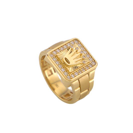 Zirconia Crown Men Ring