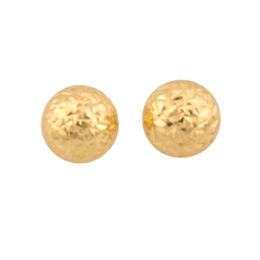 Half Globe Stud Earrings