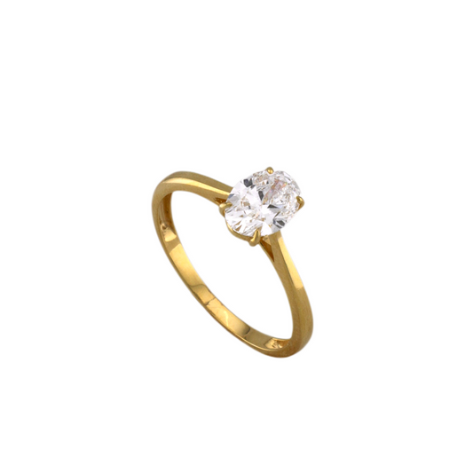 Oval Cut Diamond Ring