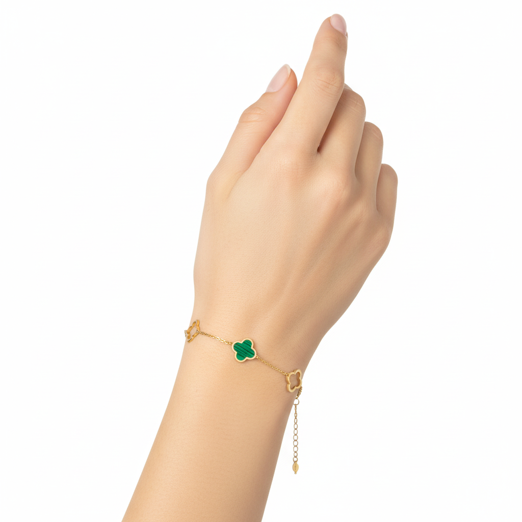 Green Trevol Bracelet