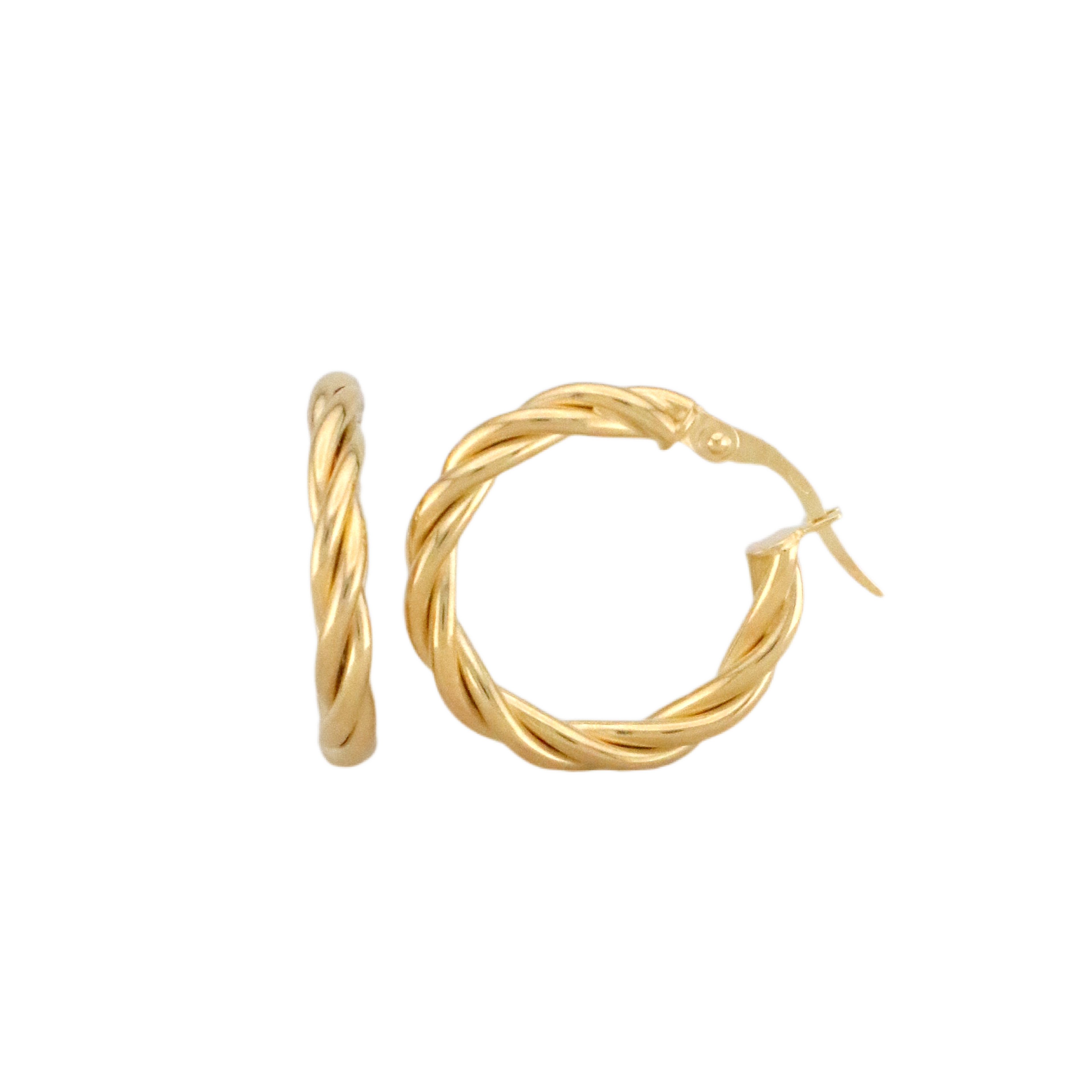 Twisted Hoops Earrings