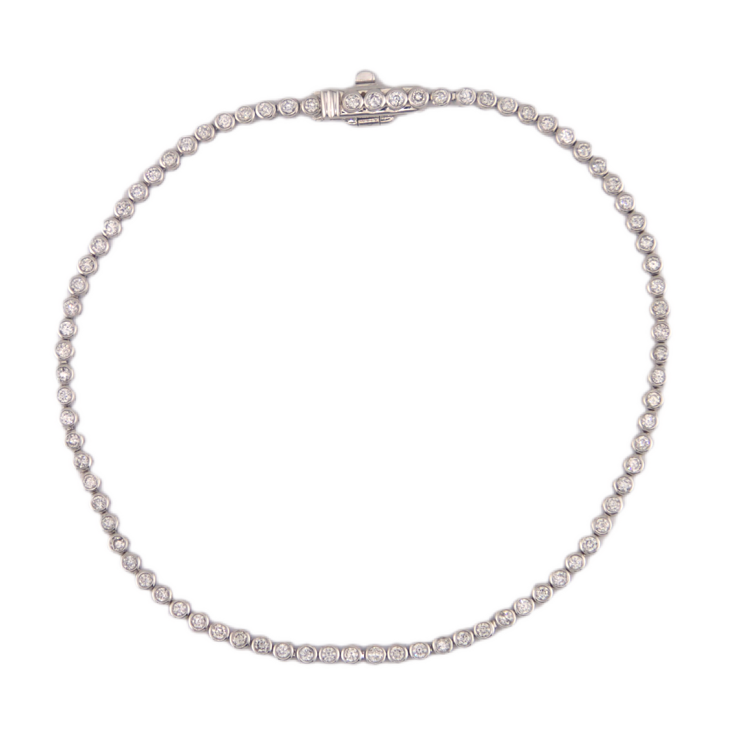 White Diamond Tennis Bracelets