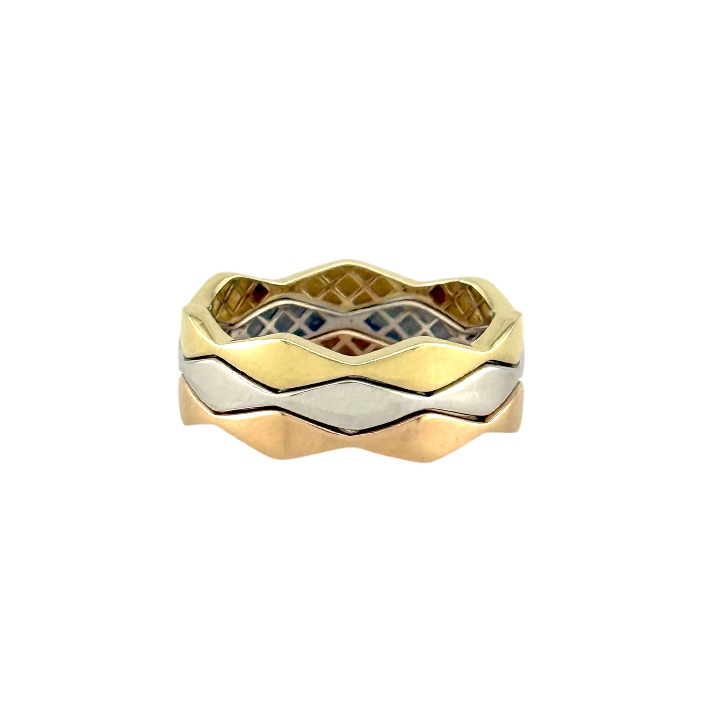 Fancy Three Colors Ring