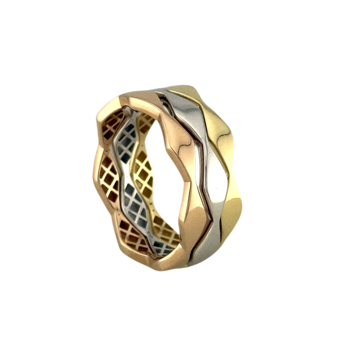 Fancy Three Colors Ring