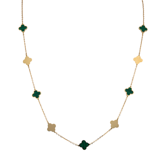 Green Trevol Necklace