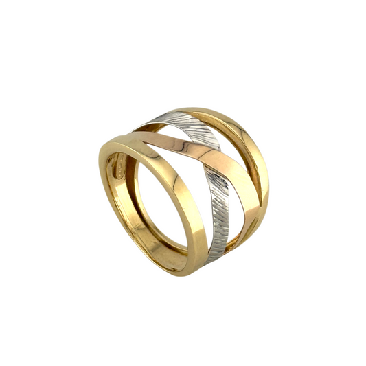Fancy Three Colors Ring