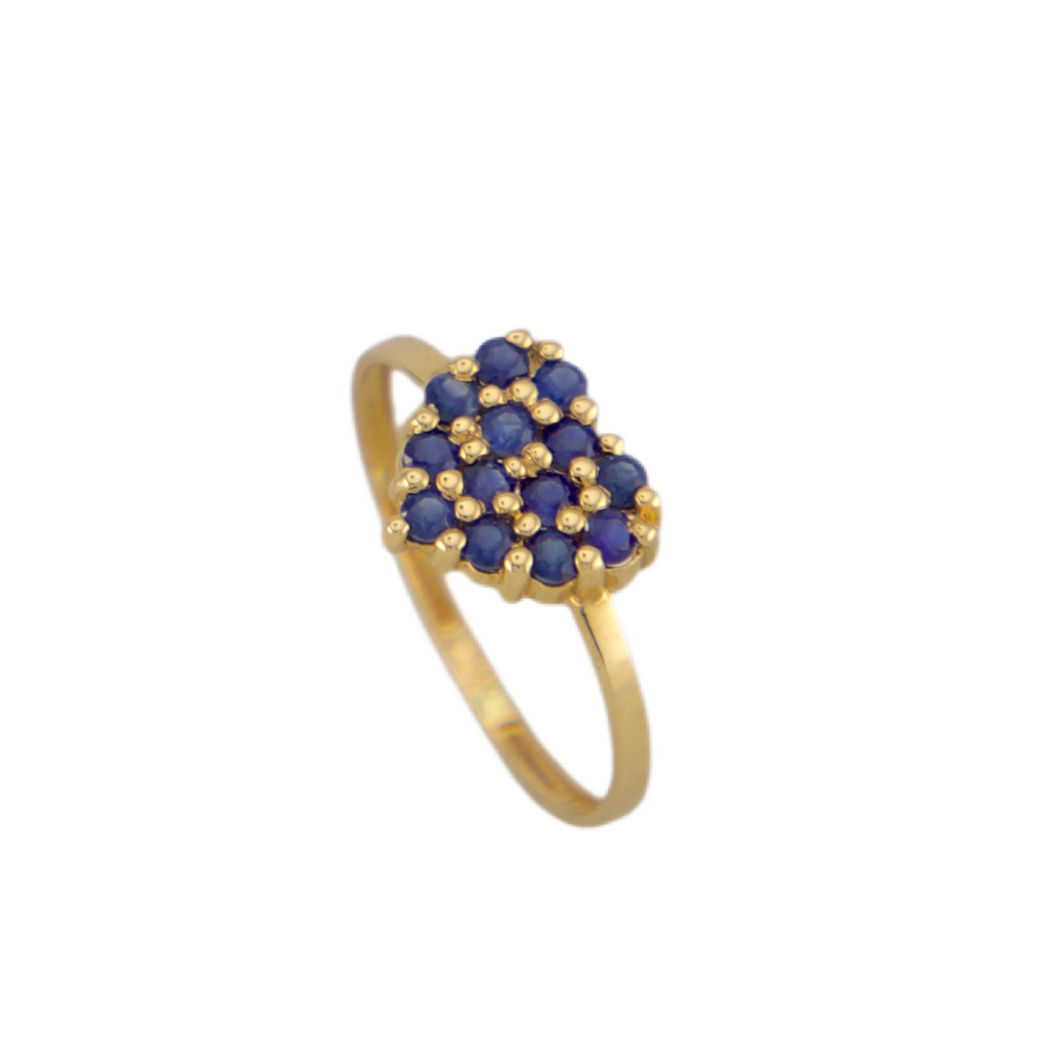 Heart Genuine Sapphire Ring