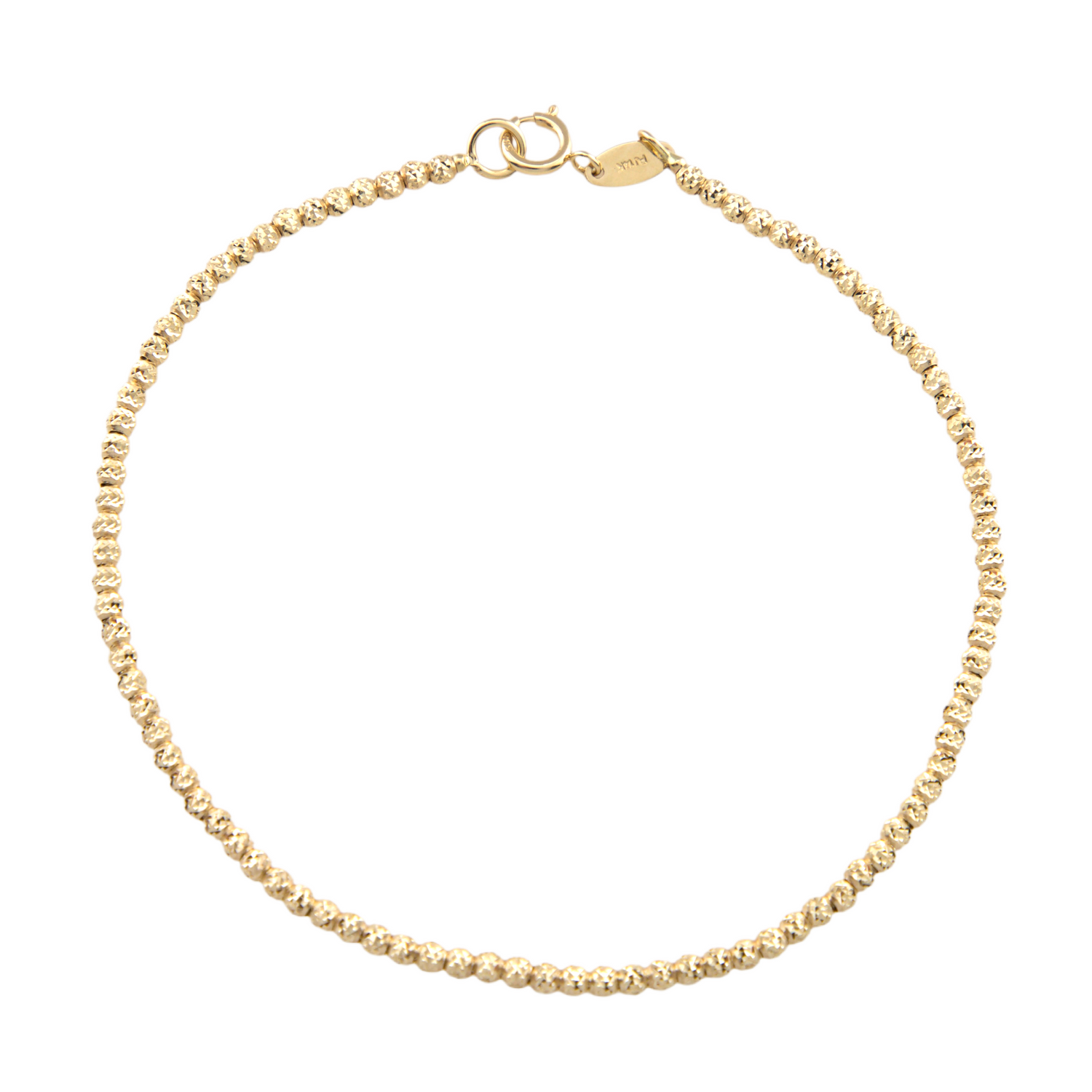Diamond Cut Balls Anklet